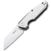 Boker Plus 01BO083 Petit Linerlock, 2.8" D2 Plain Blade, Stainless Steel Handle -Boker 01BO084 67815.1576861037