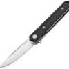 Boker Plus 01BO268 Mini Kwaiken, 3" D2 Plain Blade, Black G-10 Handle