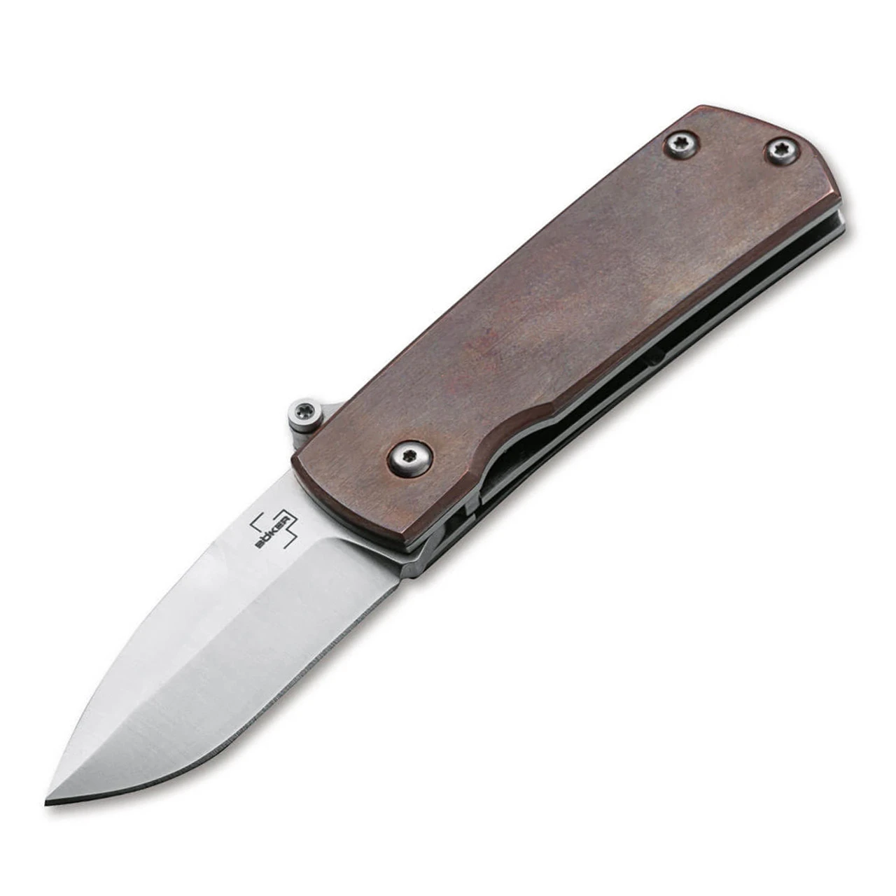 Boker Plus Shamsher A/O- Copper (1.9" D2 Satin) 01BO362 4 Boker Plus Shamsher A/O- Copper (1.9" D2 Satin) 01BO362 - Image 2