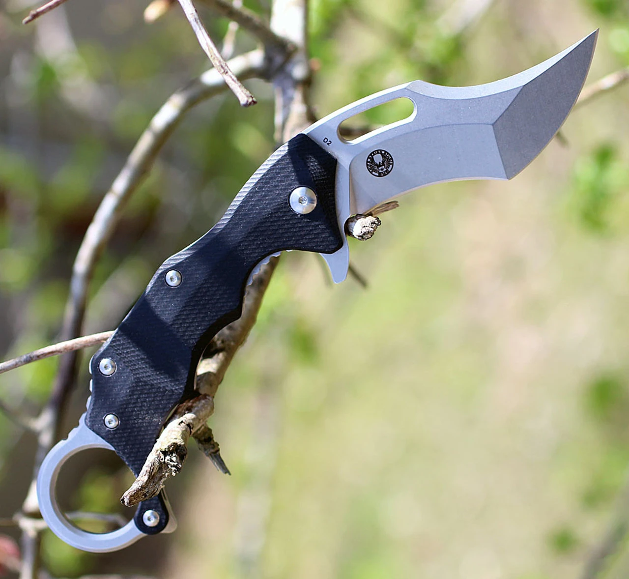 Boker Plus 01BO755 Wildcat XL, 3.4" D2 Karambit Plain Blade, Black G-10 Handle 4 Boker Plus 01BO755 Wildcat XL, 3.4" D2 Karambit Plain Blade, Black G-10 Handle - Image 2