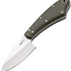 Boker Plus 02BO008 Easedrop, 3" AUS-8 Plain Blade, Green G-10 Handle