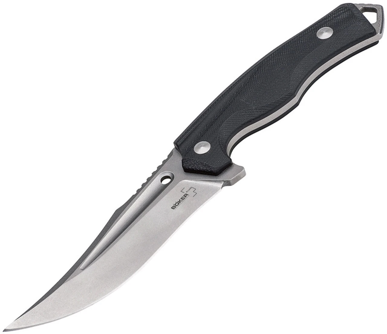 Boker Plus 02BO771 Masada, 4.6" Stonewash D2 Plain Blade, Black G-10 Handle 3 Boker Plus 02BO771 Masada, 4.6" Stonewash D2 Plain Blade, Black G-10 Handle