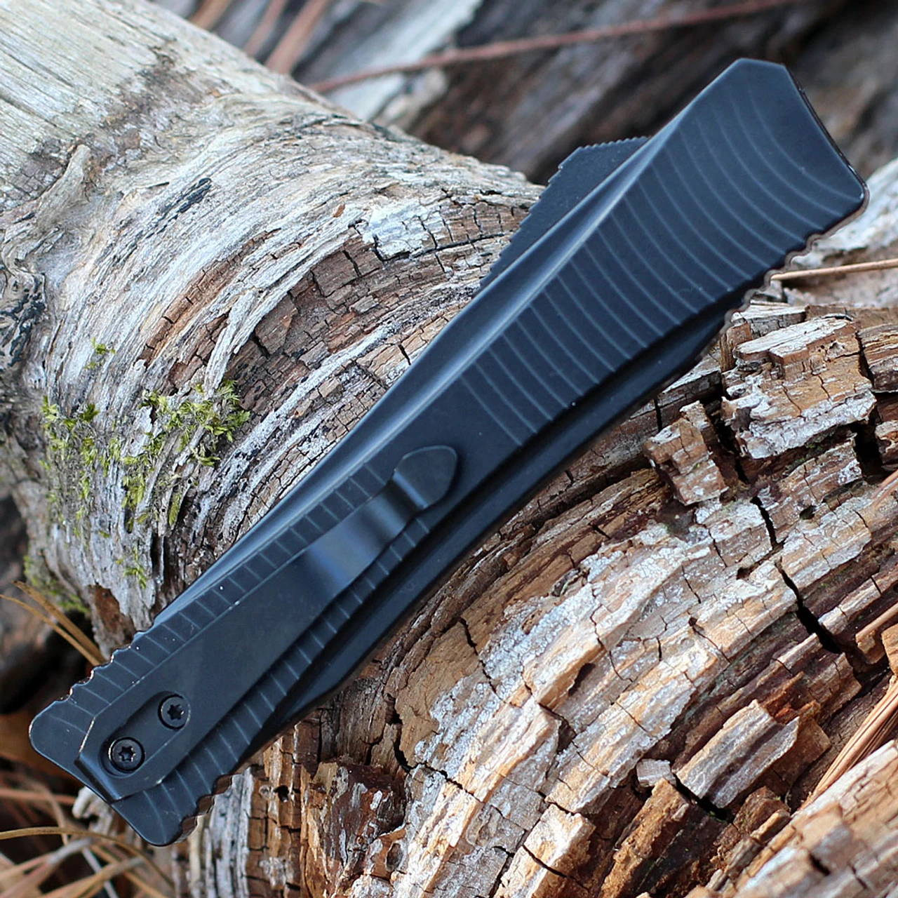 Boker Plus Falcon 2.0 OTF Automatic Blk Alum (3.4" D2 Satin Recurve) 06EX245 6 Boker Plus Falcon 2.0 OTF Automatic Blk Alum (3.4" D2 Satin Recurve) 06EX245 - Image 4