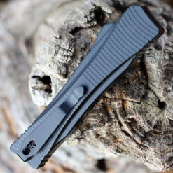 Boker Plus MINI Eagle 2.0 OTF Automatic Blk Alum (2.8" D2 Satin Recurve) 06BO246 -Boker 06EX246.3 74218.1645558515