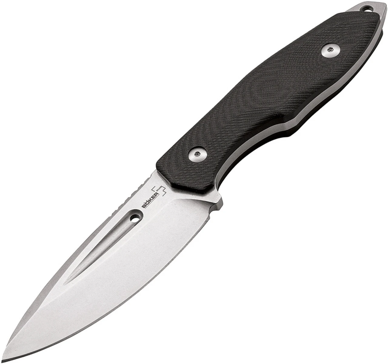 Boker Plus BOP02BO770 Caracal Fixed Blade D2 Steel, Satin Finish, Black G-10 Handle 3 Boker Plus BOP02BO770 Caracal Fixed Blade D2 Steel, Satin Finish, Black G-10 Handle