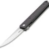 Boker Kwaiken Mini Flipper Carbon BOP01BO256, 3.1" D2 Steel Blade, Black Carbon Fiber Handle -Boker BK01BO256 85414.1569853709