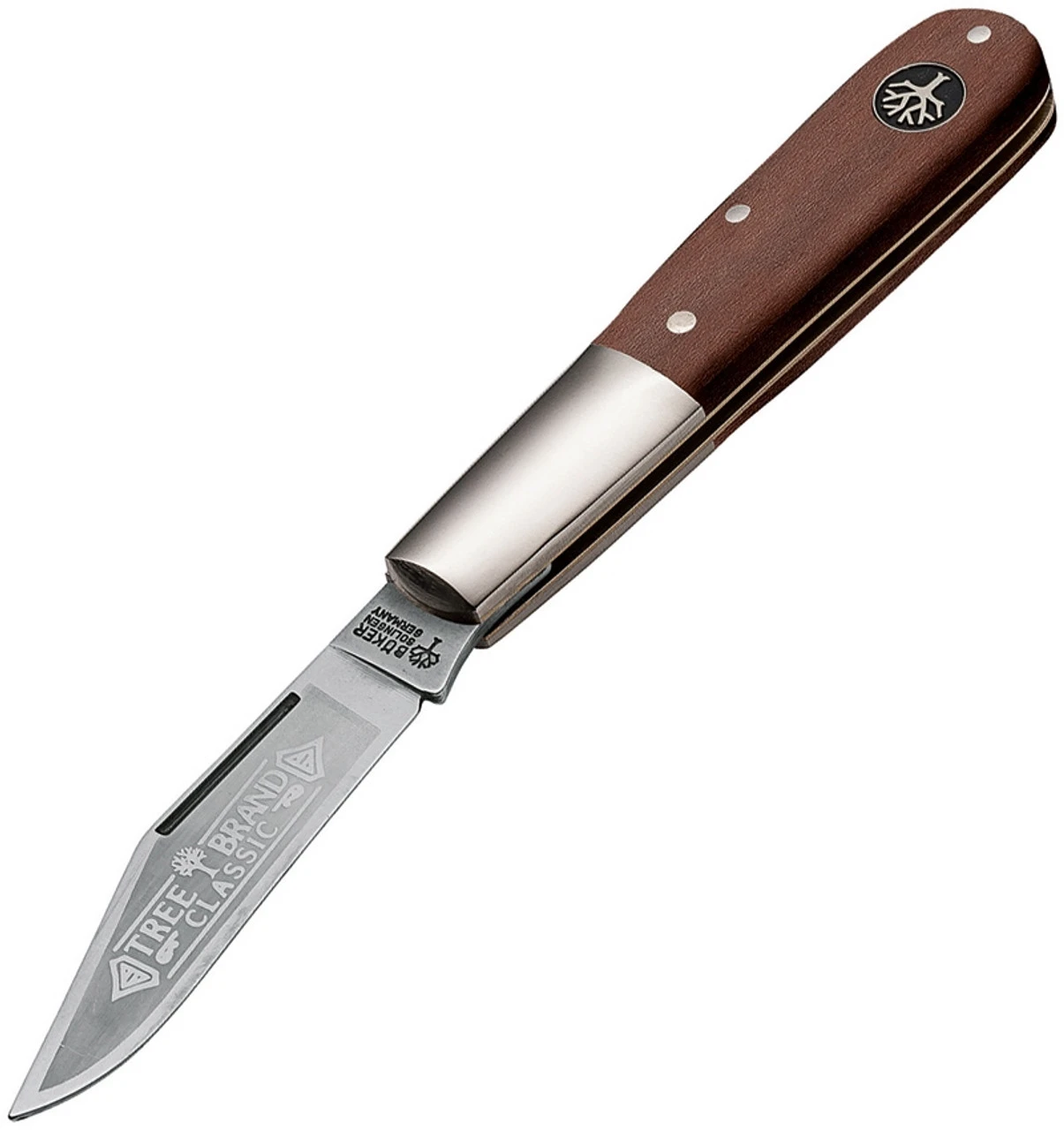 Boker Barlow Plumwood 100700, 2.56" C75 Carbon Steel, Plumwood Handle 3 Boker Barlow Plumwood 100700, 2.56" C75 Carbon Steel, Plumwood Handle