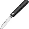 Boker Solingen Prime Barlow 116942, 2.72" N690 Stainless Steel Satin Plain Blade, Black Micarta Handles -Boker BO116942 18177.1625241780