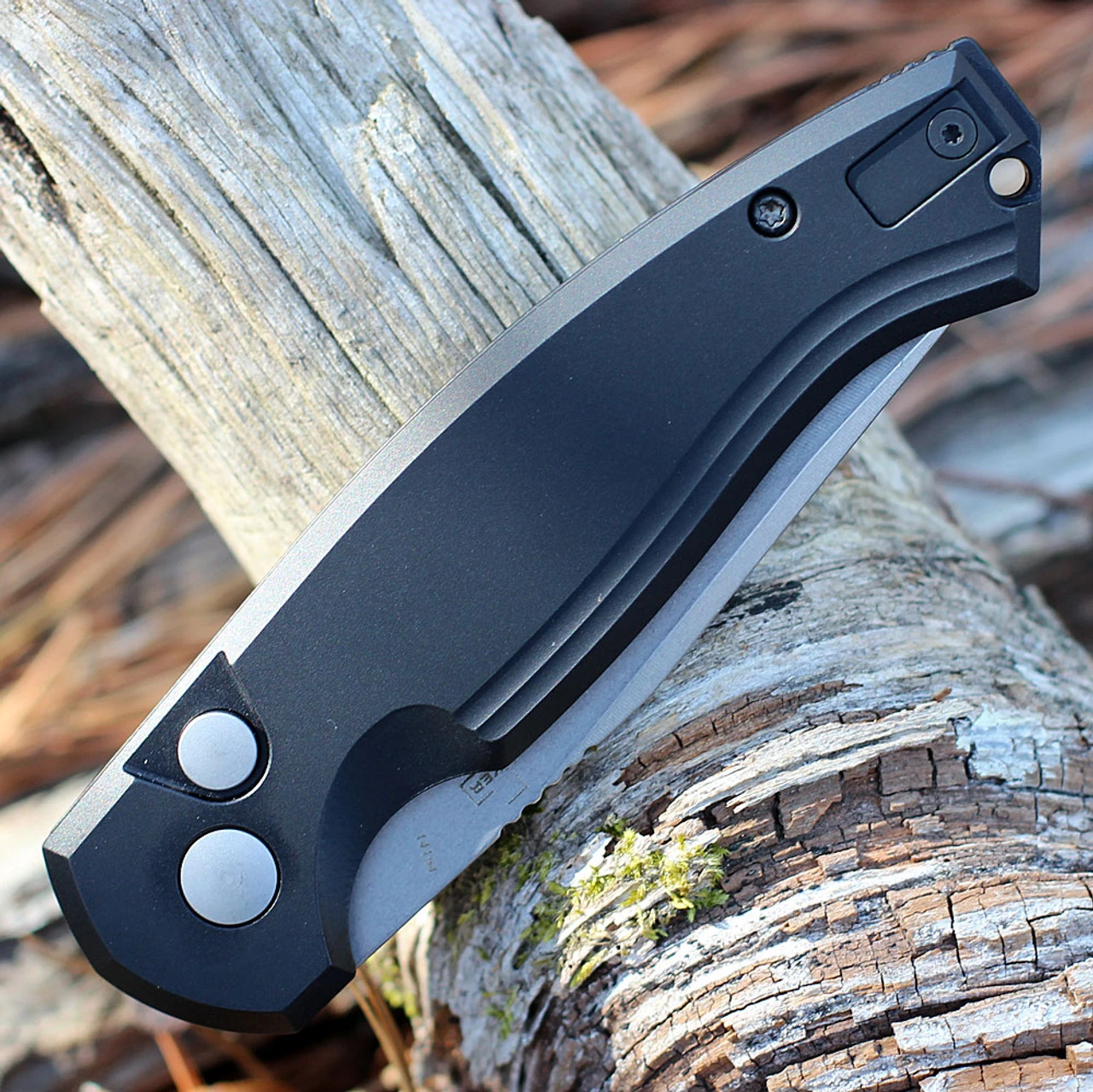 Boker Plus Karakurt Automatic Blk Alum (3.1" 154CM Satin) 01BO363 5 Boker Plus Karakurt Automatic Blk Alum (3.1" 154CM Satin) 01BO363 - Image 3