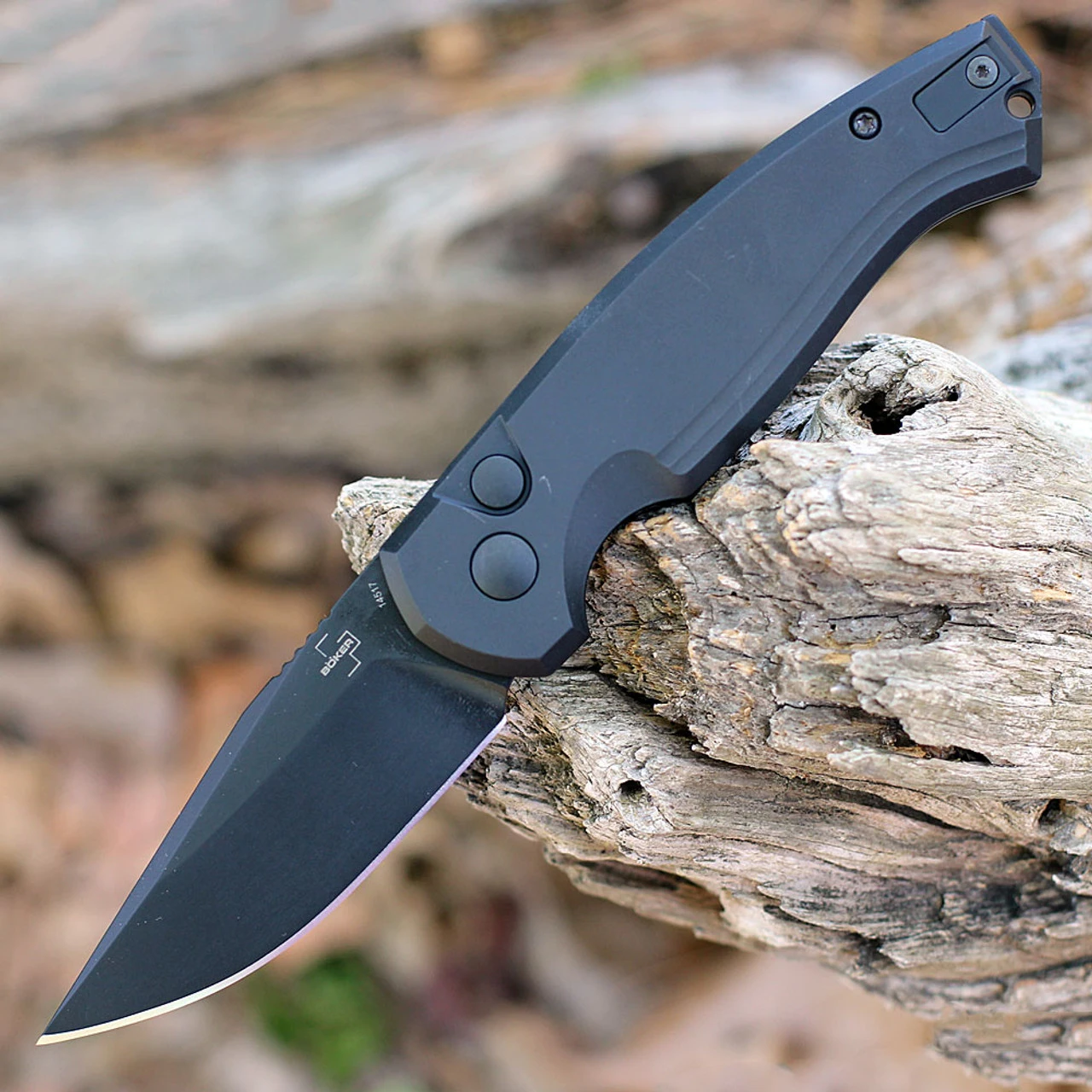 Boker Plus Karakurt Automatic Blk Alum (3.1" 154CM Blk) 01BO365 3 Boker Plus Karakurt Automatic Blk Alum (3.1" 154CM Blk) 01BO365