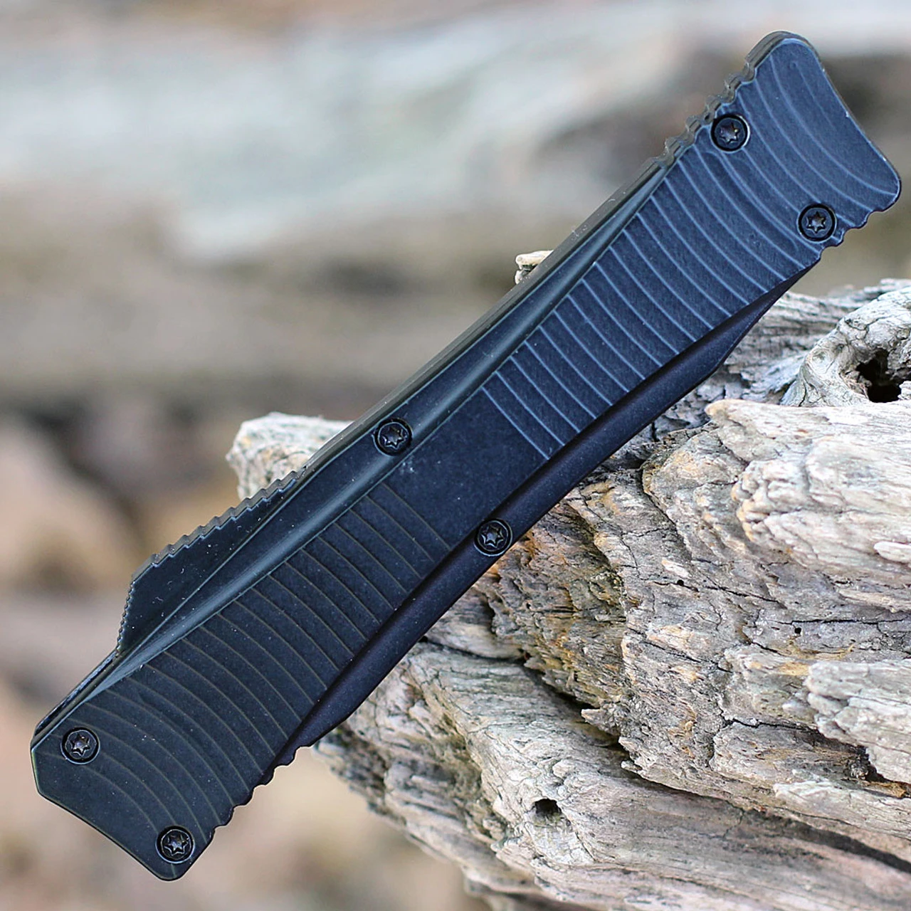 Boker Plus Dagger 2.0 OTF Automatic Blk Alum (3.4" D2 Blk Dagger) 06EX244 5 Boker Plus Dagger 2.0 OTF Automatic Blk Alum (3.4" D2 Blk Dagger) 06EX244 - Image 3