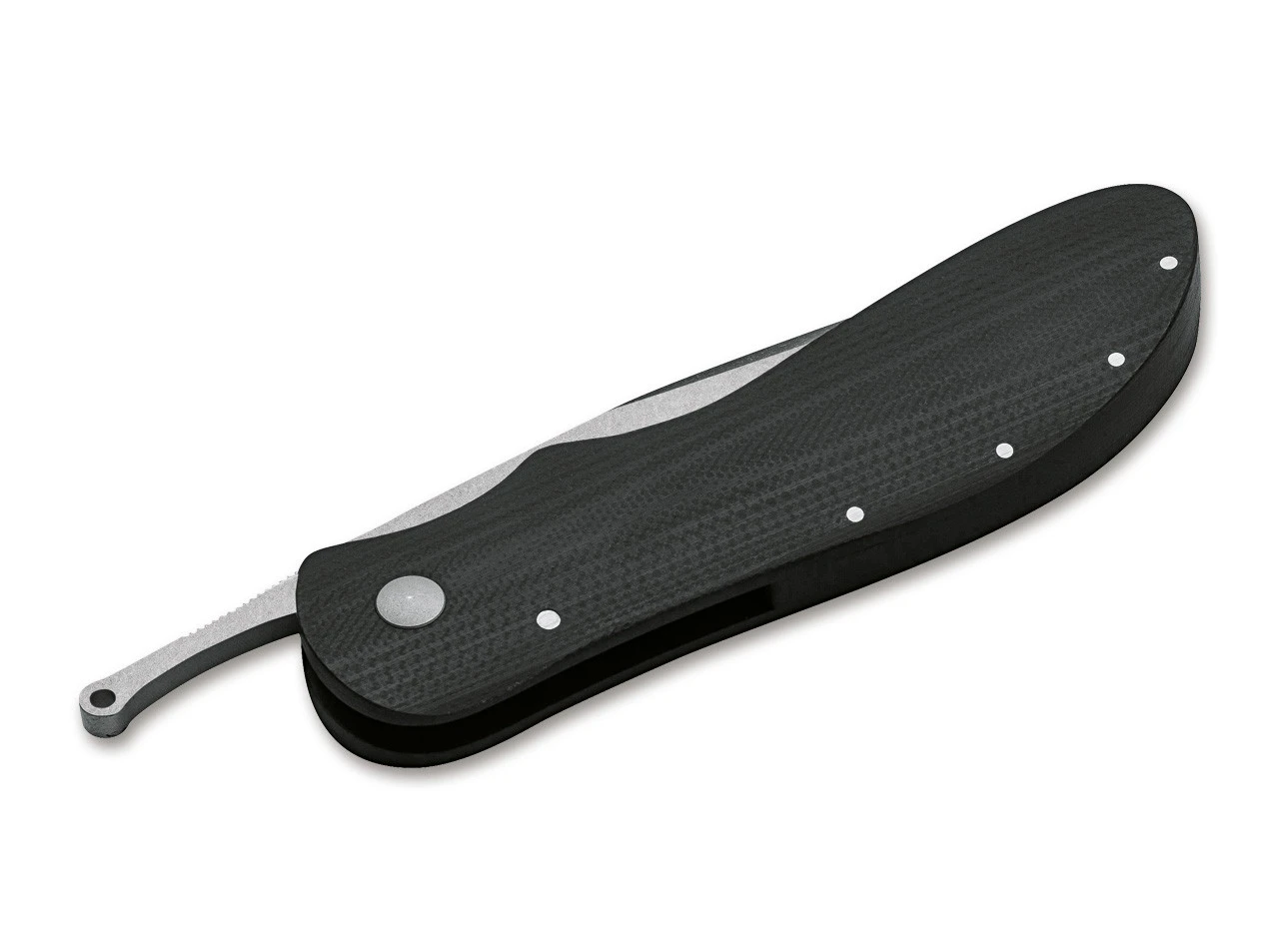 Boker Plus Voortrekker Friction Folder 01BO089, 2.95" D2 Steel Plain Blade, Black G-10 Handle 4 Boker Plus Voortrekker Friction Folder 01BO089, 2.95" D2 Steel Plain Blade, Black G-10 Handle - Image 2