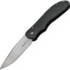 Boker Plus Voortrekker Friction Folder 01BO089, 2.95" D2 Steel Plain Blade, Black G-10 Handle