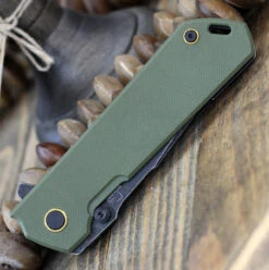 Boker Plus Kihon A/O - OD Green G-10 (3.38" D2 Blk) 01BO164 -Boker BOP01BO164.2 65038.1646840783