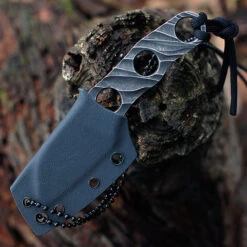 Boker Plus Kazhan - Skeletonized Neck Knife (2.2" D2 Blk SW) 02BO069 -Boker BOP02BO069 55956.1651672966