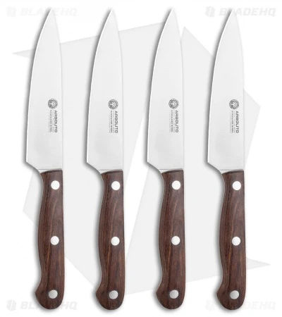 Boker Arbolito 4-Piece Steak Knife Set Guayacan Wood 3 Boker Arbolito 4-Piece Steak Knife Set Guayacan Wood