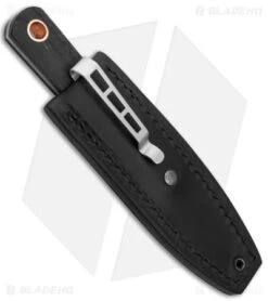 Boker Burnley Barlow Front Pocket Fixed Blade Knife Bog Oak (2.75" Damascus) -Boker Boker Burnley Barlow Front Pocket Fixed Blade Bog Oak Damascus BHQ 146775 jr sheath back