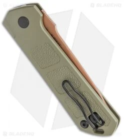 Boker Burnley Kihon Desert Warrior Drop Point Automatic Knife (3.3" Copper D2) -Boker Boker Burnley Kihon Desert Warrior DP Auto Copper D2 01BO955NSOI BHQ 101391 jr side