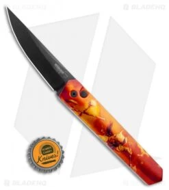 Boker Burnley Kwaiken Automatic Knife Frank Frazetta Series LE Red (3.5" Black) -Boker Boker Burnley Kwaiken Automatic Knife Red Frazetta BHQ 95715 ns bottlecap