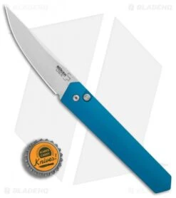 Boker Burnley Kwaiken Automatic Knife Blue (3.5" Stonewash) 06EX299SOI Pro-Tech -Boker Boker Burnley Kwaiken Blue Stonewash Protech BHQ 83281 er bottlecap