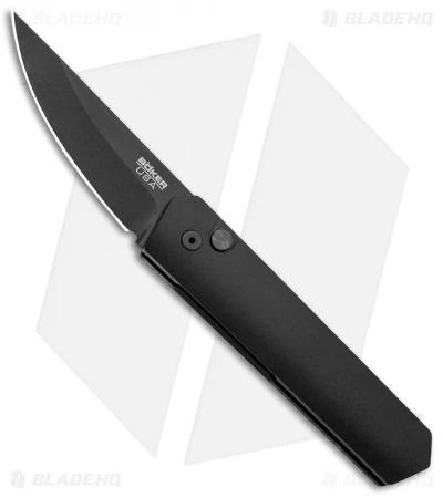 Boker Burnley Kwaiken Compact Automatic Knife Black (3" Black) Pro-Tech 3 Boker Burnley Kwaiken Compact Automatic Knife Black (3" Black) Pro-Tech