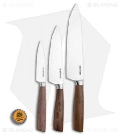 Boker Core 3-Piece Kitchen Knife Set Walnut Wood -Boker Boker Core 3 Piece Set 130790SET BHQ 116533 jr bottlecap