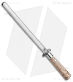 Boker Damascus Olive Diamond-Coated Sharpening Rod Olive Wood