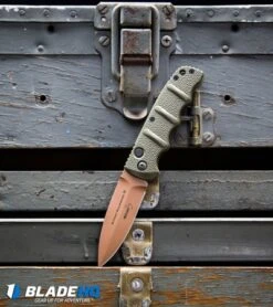 Boker Desert Warrior Kalashnikov Dagger Automatic Knife OD Green (3.3" D2) -Boker Boker Desert Warrior Kalashnikov Dagger Automatic Knife OD Green Copper BHQ30436 kp tool box 3 web