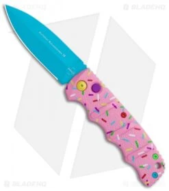 New Arrival 9 Boker Dessert Warrior Kalashnikov Dagger Automatic Knife (3.25" Blue) Donut