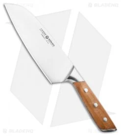 Boker 33 Boker Forge Wood 6.5" Santoku Kitchen Knife Maple Wood