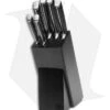 Boker Forge 7-Piece Kitchen Knife Set Black W/ Wooden Block 2 Boker Forge 7-Piece Kitchen Knife Set Black W/ Wooden Block -Boker Boker Forged Set BHQ 116556 jr