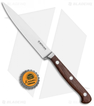 Boker Heritage 4.5" Office/Paring Kitchen Knife Walnut Wood 6 Boker Heritage 4.5" Office/Paring Kitchen Knife Walnut Wood - Image 4