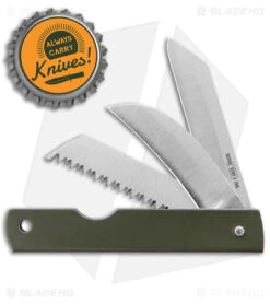 Boker History Knife & Tool Japanese Army Pen Knife Saw + Hawkbill (2.4" Satin) -Boker Boker History Knife and Tool Japanese Army Pen Knife Saw Hawkbill Satin BHQ 146724 jr bottlecap