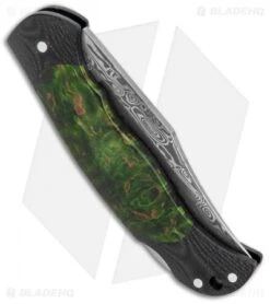 Boker Junior Scout Lightweight Damascus Green Curly Birch (2.75" Damascus) 8 Boker Junior Scout Lightweight Damascus Green Curly Birch (2.75" Damascus) -Boker Boker Junior Scout Lightweight Green Curly Birch Damascus 118119DAM BHQ 121065 jr side