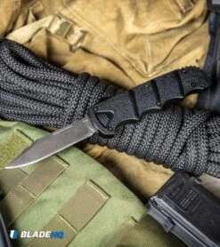 Boker Kalashnikov Bowie D/A OTF Automatic Knife (3.5" Black SW D2) -Boker Boker Kalashnikov Bowie D A OTF Automatic Knife Black SW D2 BHQ 113130 kp tac web