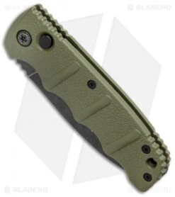 Boker Kalashnikov Dagger Automatic Knife OD Green (3.25" Smokewash D2) -Boker Boker Kalashnikov Dagger Auto OD Green Smokewash BHQ 117068 jr spine