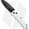 Boker Kalashnikov Dagger Automatic Knife Imperial White (3.25" Black D2) -Boker Boker Kalashnikov Dagger Auto White Black 01KALS34N BHQ 75529 jr 3