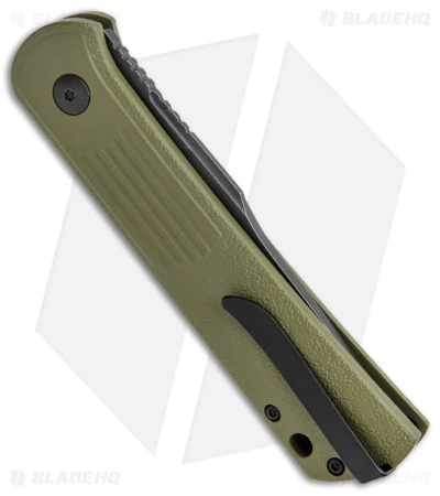 Boker Lundquist Alluvial Automatic Knife OD Green (3" Black SW) 5 Boker Lundquist Alluvial Automatic Knife OD Green (3" Black SW) - Image 3