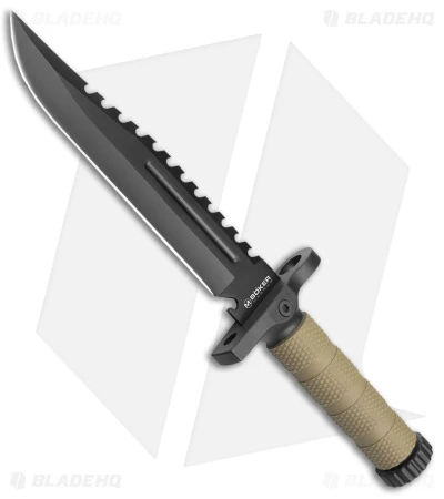 Boker M-Spec Survival Fixed Blade Knife OD Green Polymer (5.9" Black ) 02SC005 3 Boker M-Spec Survival Fixed Blade Knife OD Green Polymer (5.9" Black ) 02SC005