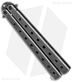 Boker Magnum Balisong Trainer Butterfly Knife (3.75" Black SW) 01MB612 -Boker Boker Magnum Balisong Trainer Butterfly Black SW 01MB612 BHQ 82504 jr side