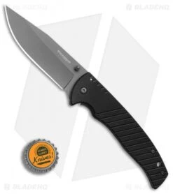 Boker Magnum Black Flash Spring Assisted Knife Black G-10 (3.7" Gray) -Boker Boker Magnum Black Flash BHQ 80850 er bottlecap