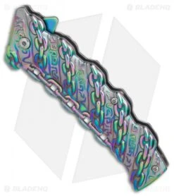 Boker Magnum Chained Rainbow Spring Assisted Knife (3.375" Spectrum) 01MB635 -Boker Boker Magnum Chained Rainbow BHQ 80865 er spine