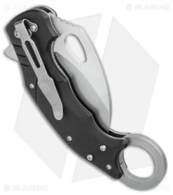 Boker Magnum Dark Claw Liner Lock Karambit Knife Black G-10 (2.75" Stonewash) 8 Boker Magnum Dark Claw Liner Lock Karambit Knife Black G-10 (2.75" Stonewash) -Boker Boker Magnum Dark Claw Manual Knife Black G 10 BHQ 94422 ns side