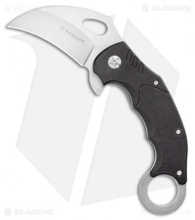 Boker Magnum Dark Claw Liner Lock Karambit Knife Black G-10 (2.75" Stonewash) 3 Boker Magnum Dark Claw Liner Lock Karambit Knife Black G-10 (2.75" Stonewash)