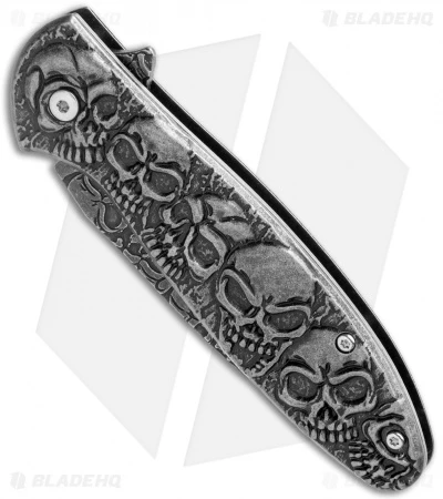 Boker Magnum Dia De Los Muertos Spring Assist Knife (3.3" Smokewash) 01SC519 4 Boker Magnum Dia De Los Muertos Spring Assist Knife (3.3" Smokewash) 01SC519 - Image 2