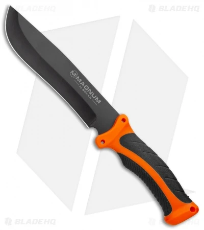 Boker Magnum FFB Fixed Blade Knife Orange Plastic (7.25" Black) 02MB204 3 Boker Magnum FFB Fixed Blade Knife Orange Plastic (7.25" Black) 02MB204