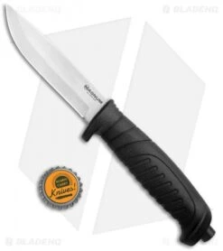 Boker Magnum Knivgar Hunting Fixed Blade Knife Black Polymer (4.1" Satin) -Boker Boker Magnum Knivgar Hunting Black Synthetic 02MB010 BHQ 118414 jr bottlecap