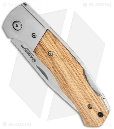 Boker Magnum Rustic Lockback Zebrawood (3.5" Satin) 01SC075 4 Boker Magnum Rustic Lockback Zebrawood (3.5" Satin) 01SC075 - Image 2