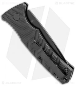 Boker Mini Strike Automatic Knife Black Aluminum (2.6" Black D2) 8 Boker Mini Strike Automatic Knife Black Aluminum (2.6" Black D2) -Boker Boker Mini Strike Auto Black Black 01BO436NSOI BHQ 99629 jr side