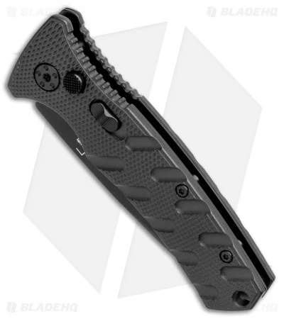 Boker Mini Strike Automatic Knife Black Aluminum (2.6" Black D2) 4 Boker Mini Strike Automatic Knife Black Aluminum (2.6" Black D2) - Image 2